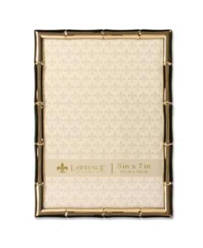 Lawrence Frames Gold Metal Picture Frame With Bamboo Design