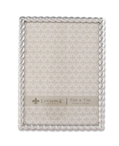 Lawrence Frames 710057 Silver Metal Rope Picture Frame