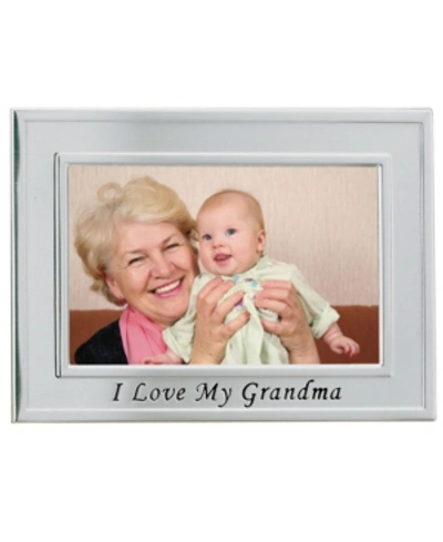 Lawrence Frames Brushed Metal I Love Grandma Picture Frame In Silver