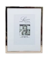 Lawrence Frames 710680 Silver Standard Metal 8x10 Matted For Picture Frame In Silver