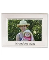 Lawrence Frames Brushed Metal Me And My Nana Picture Frame In Silver