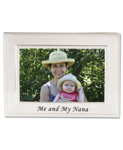 Lawrence Frames Brushed Metal Me And My Nana Picture Frame In Silver