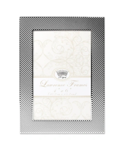 Lawrence Frames Fawn Pin Dot Pattern Silver Metal Picture Frame