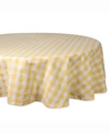 DESIGN IMPORTS CHECKERS TABLE CLOTH 70" ROUND