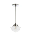 Jonathan Y Kurtz 7.2" Adjustable Drop Led Pendant In Chrome