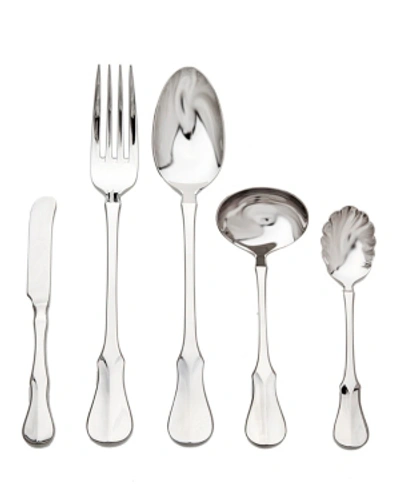 Ricci Argentieri Ricci 18/10 Violino 5 Piece Hostess Set In Silver