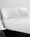 Ella Jayne Percale Cool And Crisp 300 Thread Count 100% Cotton 4-pc. Sheet Set, California King In White
