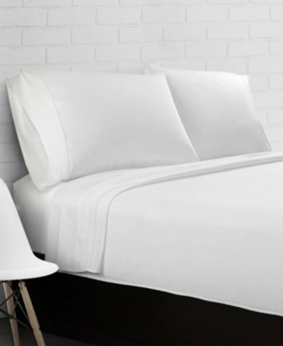 ELLA JAYNE PERCALE COOL AND CRISP 300 THREAD COUNT 100% COTTON 4-PC. SHEET SET, FULL
