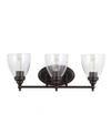 Jonathan Y Marais 22.5" 3-light Led Wall Sconce In Oil Rubbed Bronze