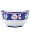 Vietri Campagna Deep Serving Bowl In Cobalt
