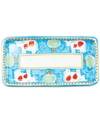 Vietri Campagna Rectangular Platter In Aqua