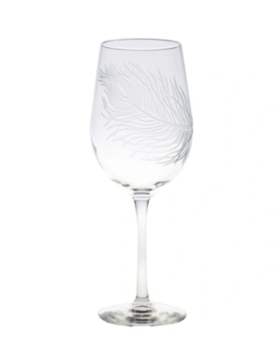 Rolf Glass Peacock White Wine 12oz - Set Of 4 Glasses In No Color