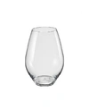 Red Vanilla Saloma Stemless White Wine Glass 14.75 Oz, Set Of 6 In Clear