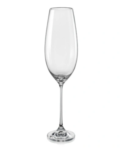 Red Vanilla Viola Red Wine Glass 18.5 Oz, Set Of 6 In Clear