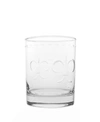 ROLF GLASS FLEUR DE LIS DOUBLE OLD FASHIONED 14OZ