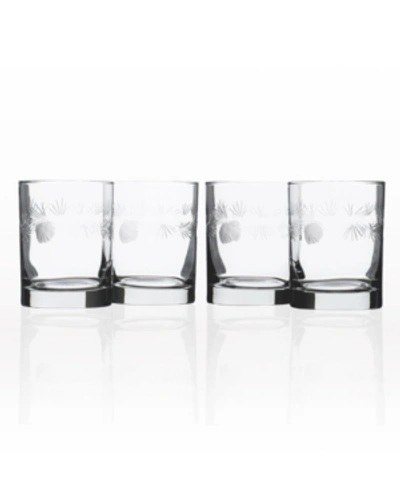 Rolf Glass Icy Pine Double Old Fashioned 14oz - Set Of 4 Glasses In No Color