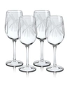 Rolf Glass Dragonfly White Wine Glass 12oz - Set Of 4 Glasses In No Color