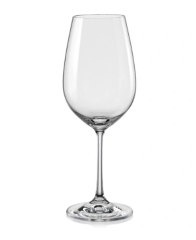 Red Vanilla Viola All Purpose Wine Glass 15.25 Oz, Set Of 12 In Clear