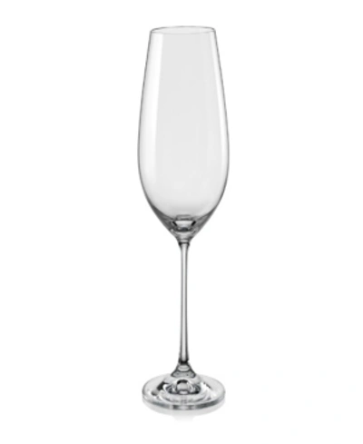 Red Vanilla Viola All Purpose Wine Glass 15.25 Oz, Set Of 6 In Clear