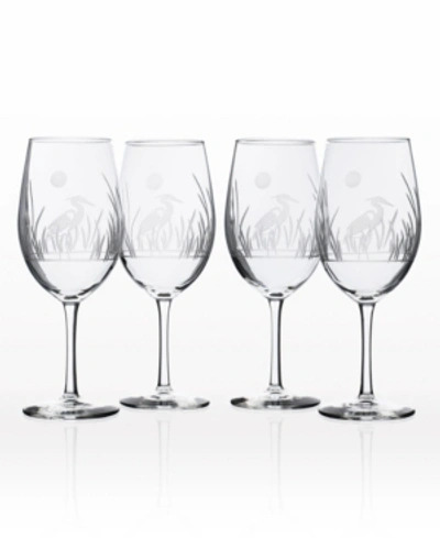 Rolf Glass Heron All Purpose Wine Glass 18oz - Set Of 4 Glasses In No Color