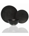 Red Vanilla Matrix 18-piece Dinner Set In Black