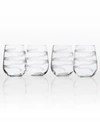 Rolf Glass Good Vibrations Stemless 17oz - Set Of 4 Glasses In No Color
