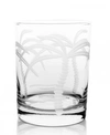 Rolf Glass Palm Tree Double Old Fashioned 14oz - Set Of 4 Glasses In No Color