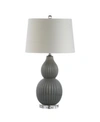 JONATHAN Y THATCHER CERAMIC LED TABLE LAMP