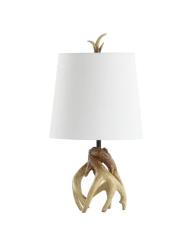 Jonathan Y Vermont 19" Antler Led Table Lamp In Natural