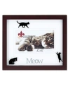 LAWRENCE FRAMES WALNUT WOOD MEOW PICTURE FRAME