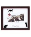 Lawrence Frames Walnut Wood Meow Picture Frame In Brown