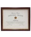 Lawrence Frames 185111 Walnut And Gold Document Picture Frame In Brown