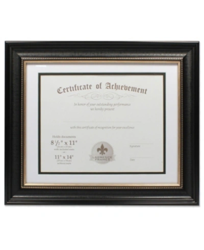 Lawrence Frames Dual Use Black Beaded Document Frame