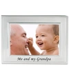 Lawrence Frames Me And My Grandpa Silver Plated Picture Frame In Silver