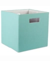 Design Imports 11' Square Storage Bin In Turquoise