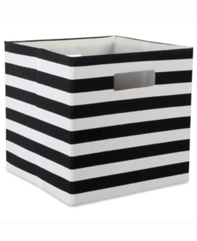 Design Imports 11' Square Storage Bin In Black