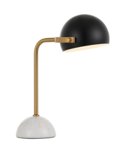 Aflighting Af Lighting Lagoon Contemporary Table Lamp In Black, Gold, White