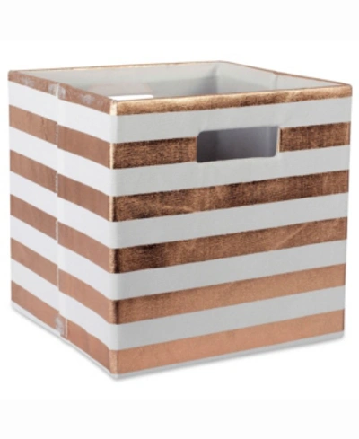 Design Imports 11' Square Storage Bin In Pastel Ora