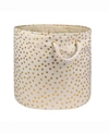 DESIGN IMPORTS DESIGN IMPORT STORAGE BIN DOTS, ROUND