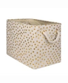 DESIGN IMPORTS STORAGE BIN DOTS, RECTANGLE