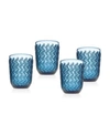 Godinger Alba Blue Set Of 4 Dofs In Blue