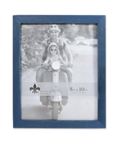 Lawrence Frames Charlotte Weathered Navy Blue Wood Picture Frame