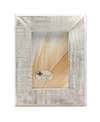 Lawrence Frames Distressed Gray Wood With White Wash Picture Frame In Grey