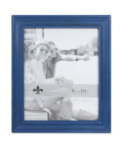 Lawrence Frames Durham Weathered Navy Blue Wood Picture Frame