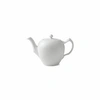 Royal Copenhagen White Fluted Half Lace Tea Pot In White