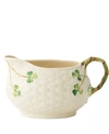 BELLEEK POTTERY SHAMROCK CREAM JUG