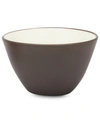 Noritake 4" Mini 7 oz Bowl Set, 4 Pieces In Chocolate