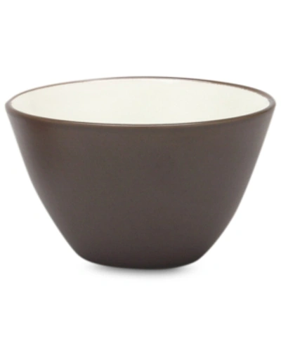 Noritake 4" Mini 7 oz Bowl Set, 4 Pieces In Chocolate