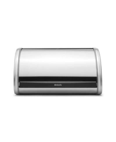 Brabantia Medium Roll Top Bread Box In Chrome