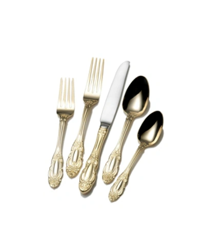 Mikasa Wallace Duchess Gold 65 Piece Flatware Set